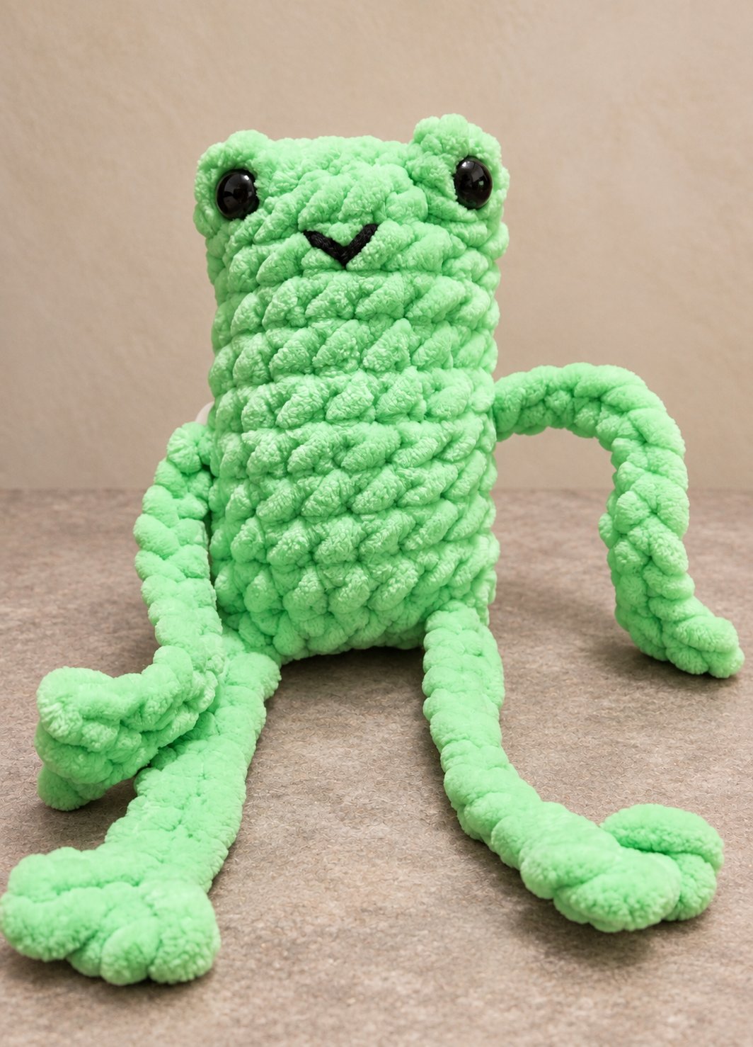 Crochet Large Leggy Froggy