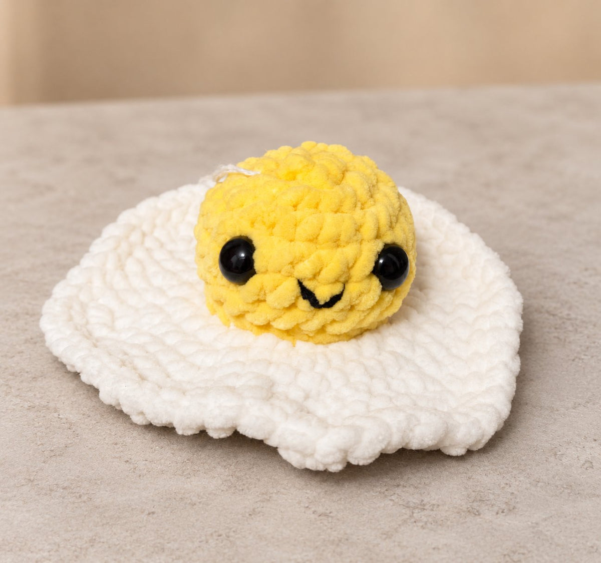 Crochet Fried Egg