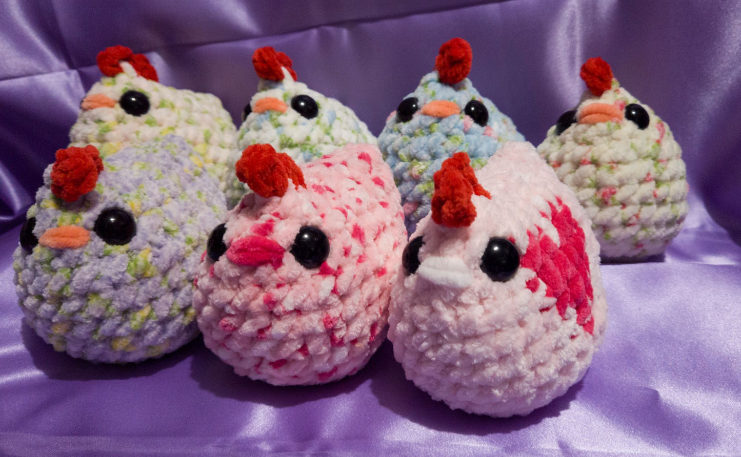 Crochet Spring Chickens