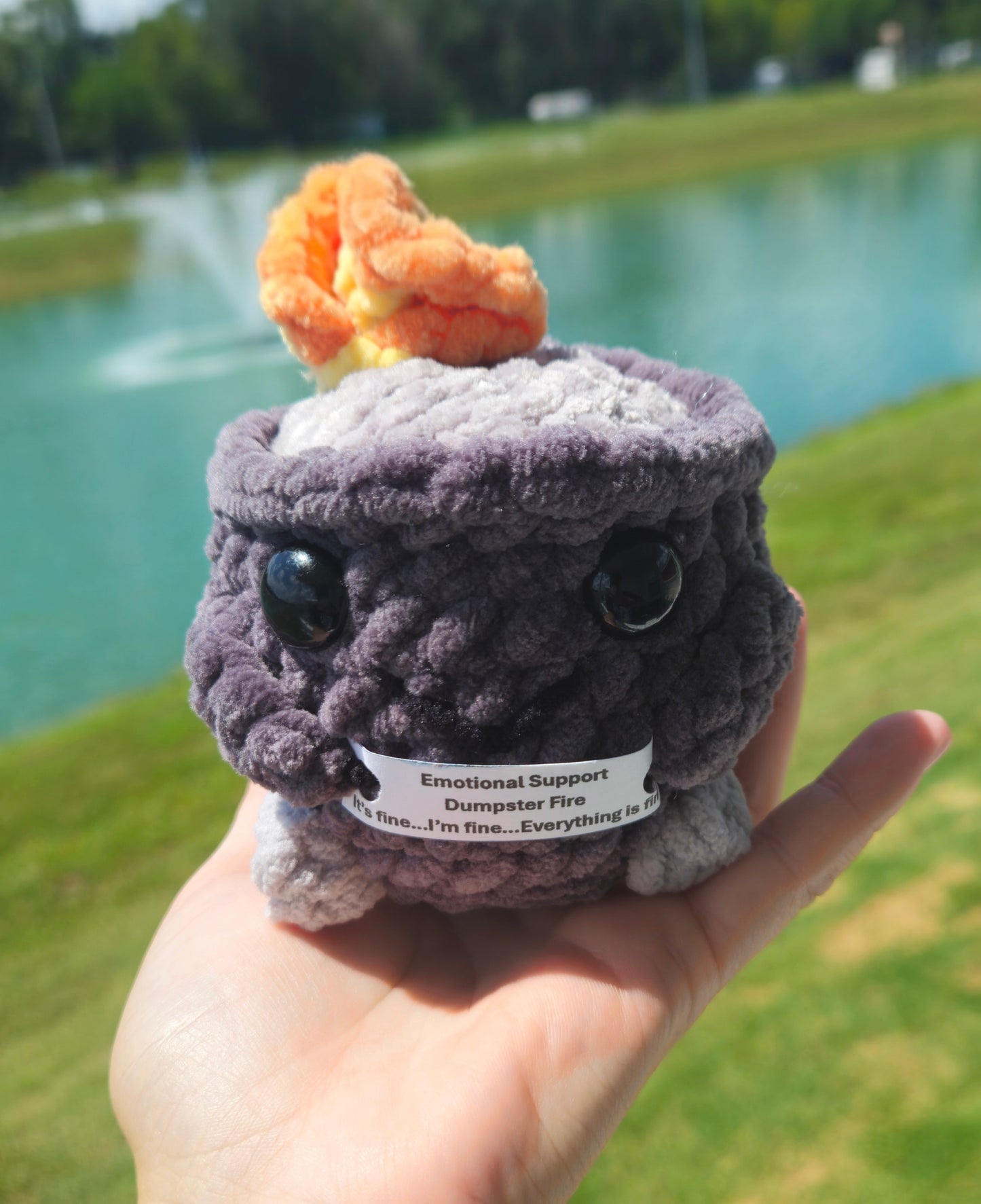 Crochet Dumpster Fire