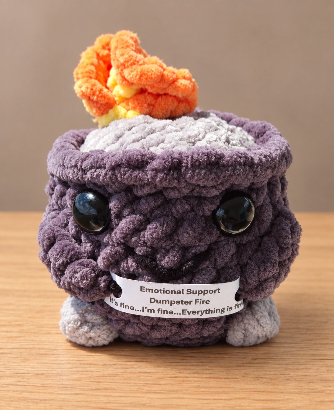 Crochet Dumpster Fire