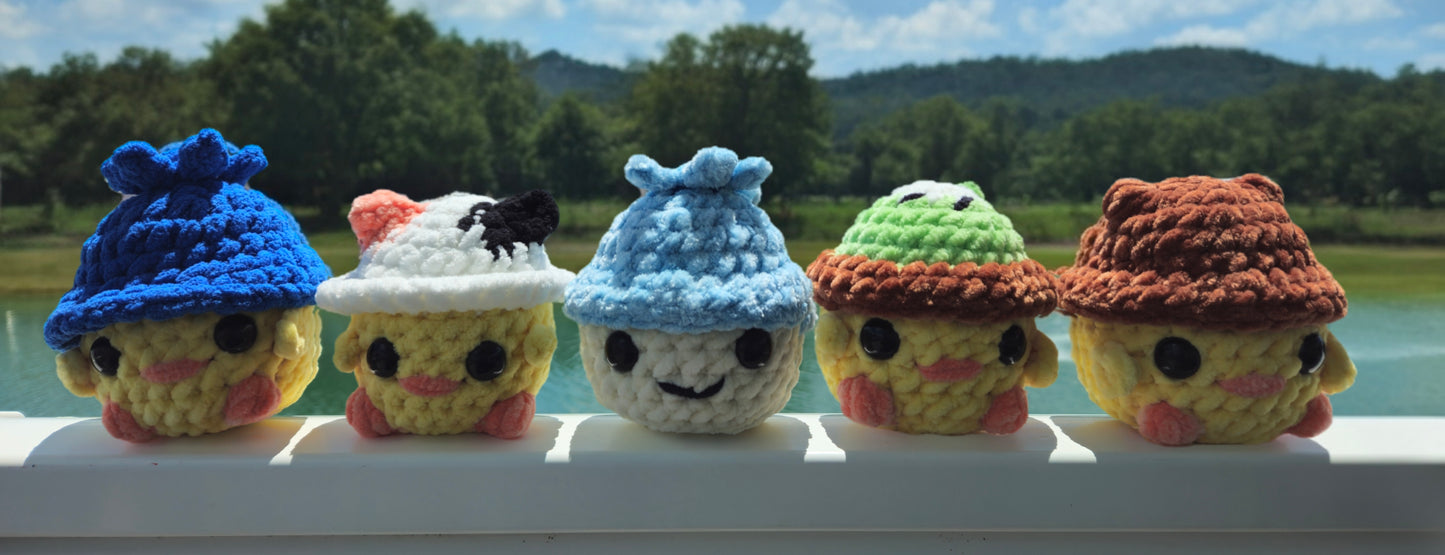 Crochet Mystery Ducks/Mushies