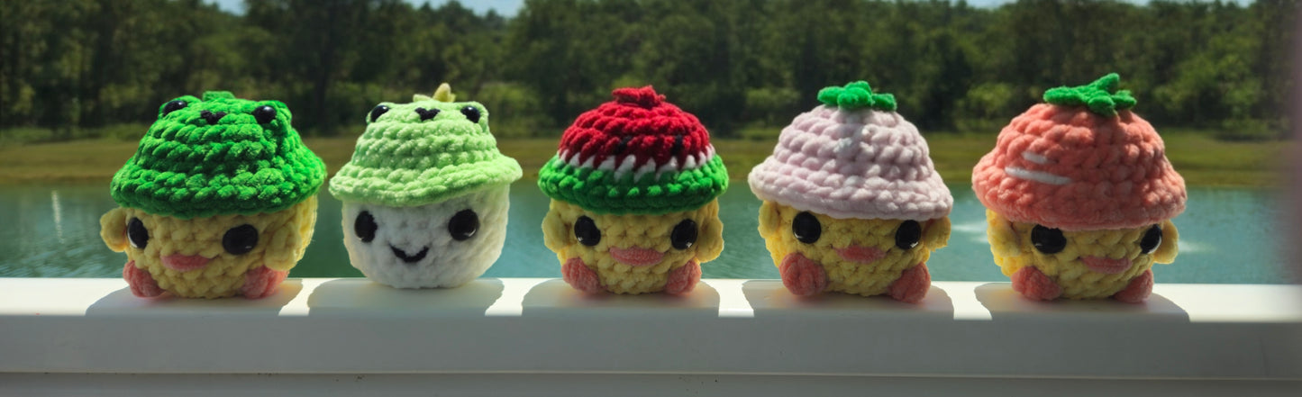 Crochet Mystery Ducks/Mushies