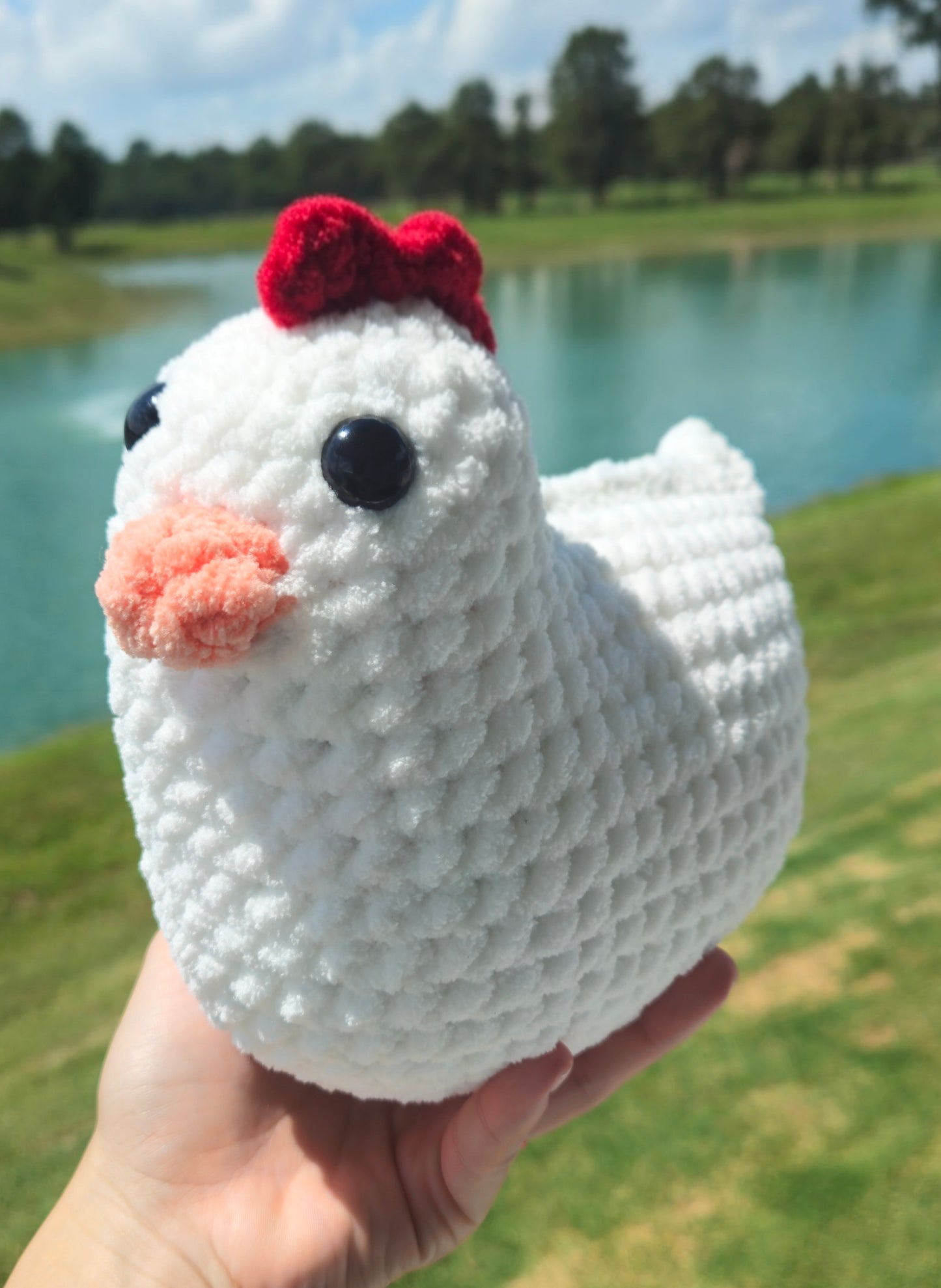 Crochet Large Chicken