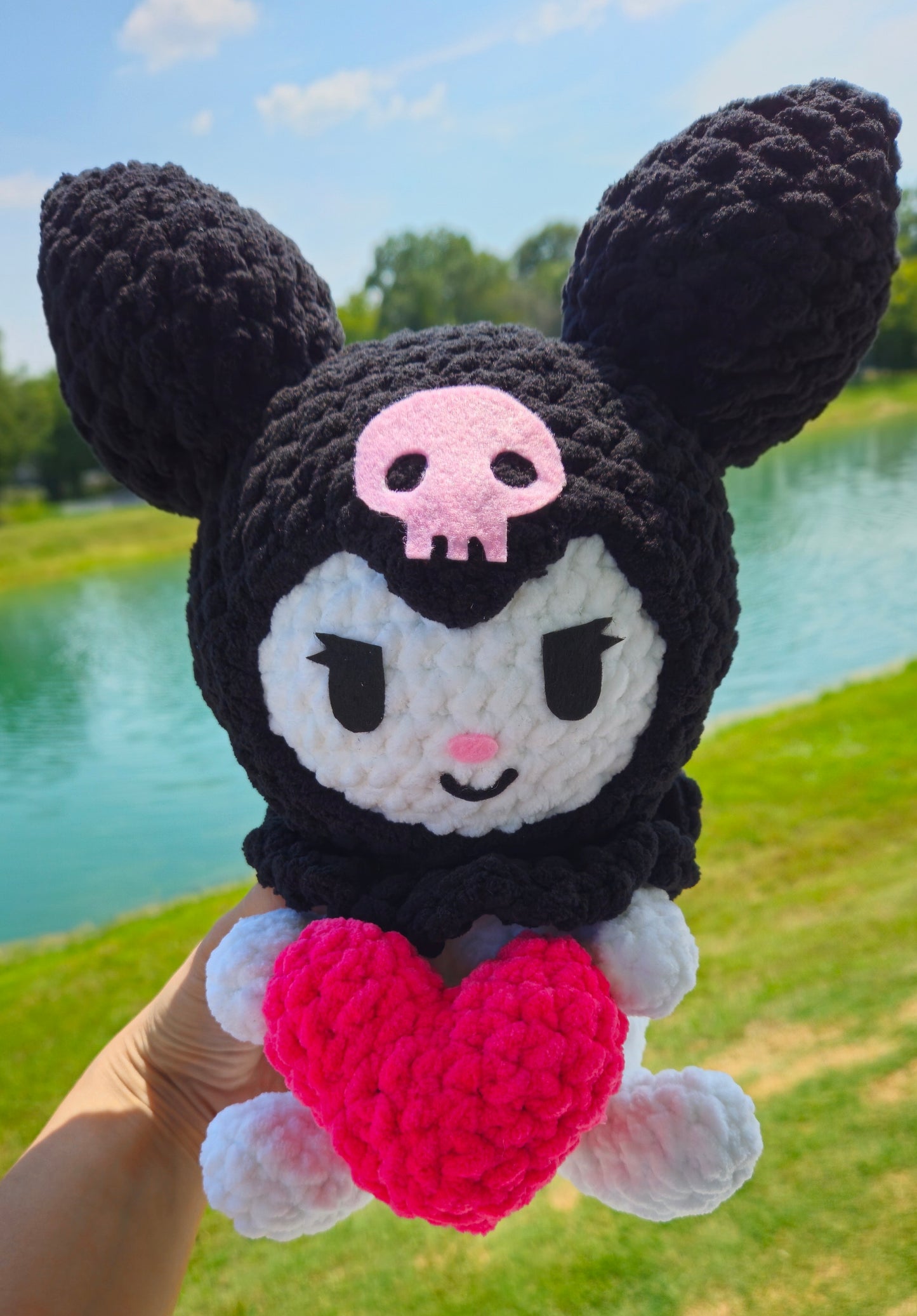 Crochet Hello Kittee and Kur-omii
