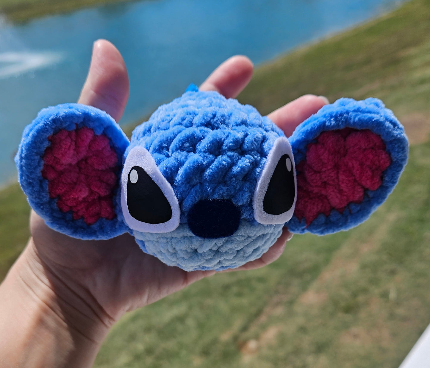 Crochet Blue Alien Sti-ch and Ragdoll
