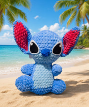 Crochet Blue Alien Sti-ch and Ragdoll