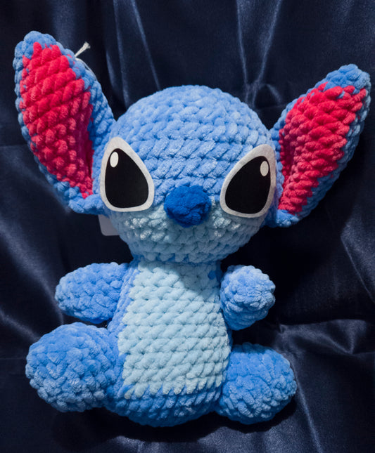 Crochet Blue Alien Sti-ch and Ragdoll