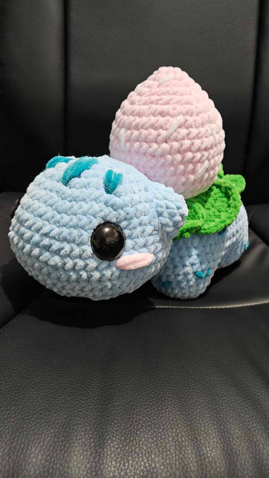 Crochet Poke-Mon Strawberry Bulbee-Suar