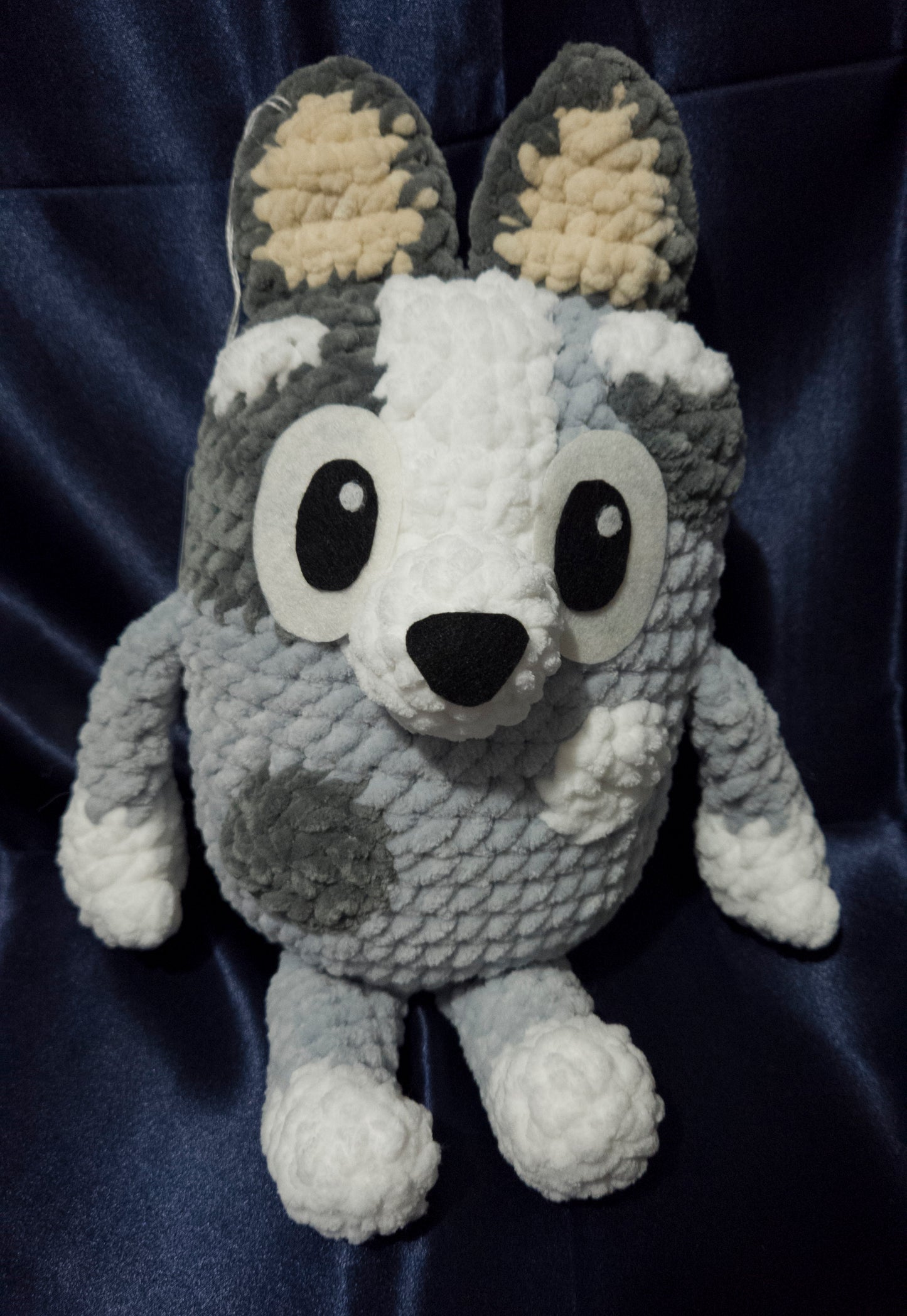 Crochet Blu-ey Heeler Dog