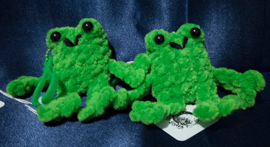 Crochet Leggy Froggy Keychains