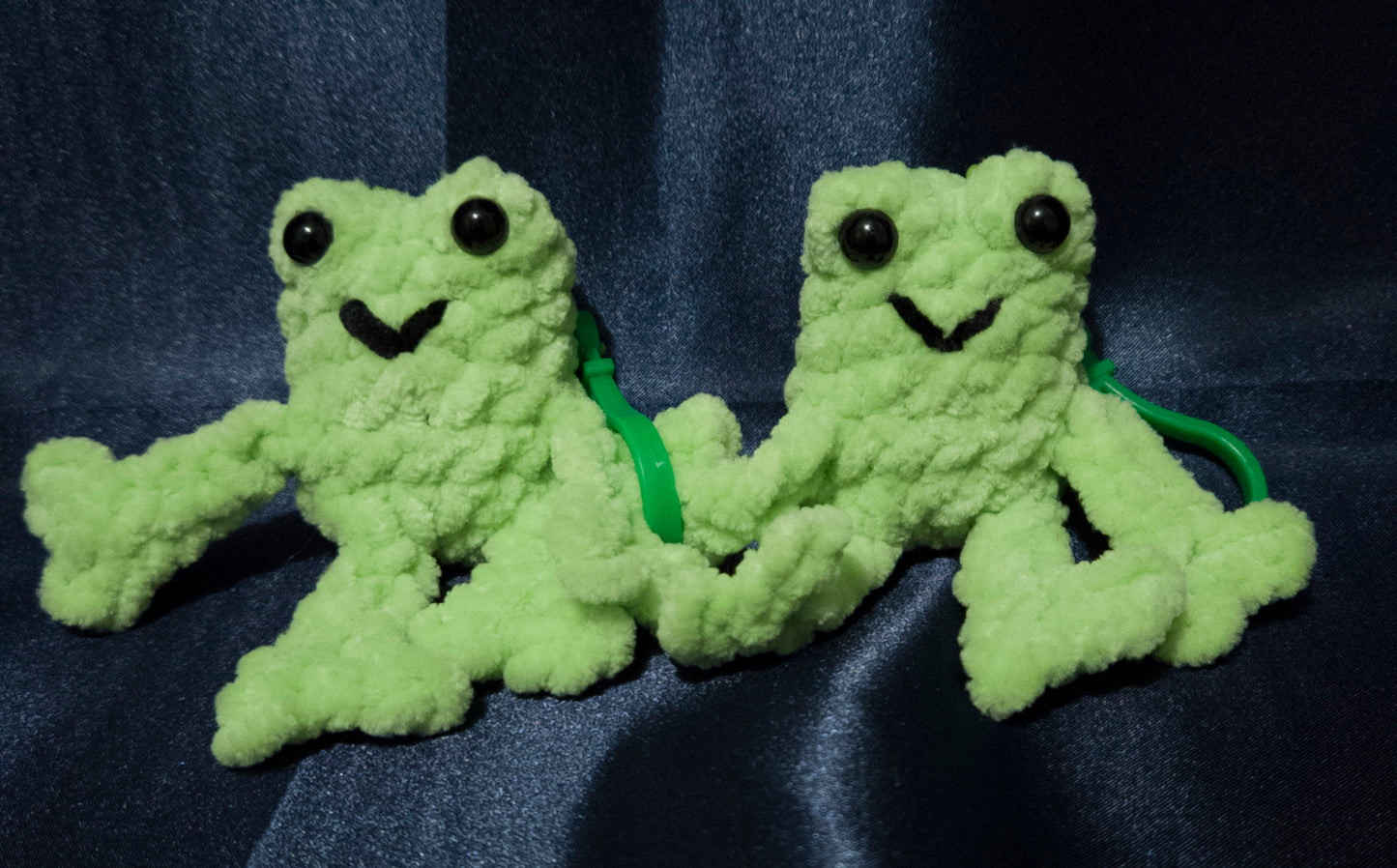 Crochet Leggy Froggy Keychains