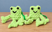 Crochet Leggy Froggy Keychains