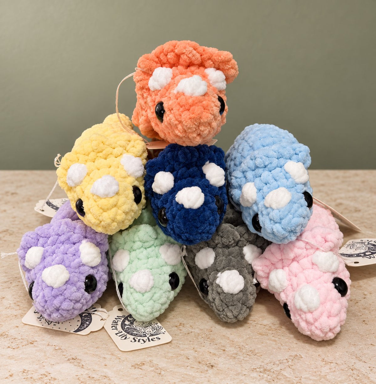 Crochet Triceratop