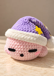 Crochet Sleeping Kirb-ee