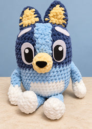 Crochet Blu-ey Heeler Dog