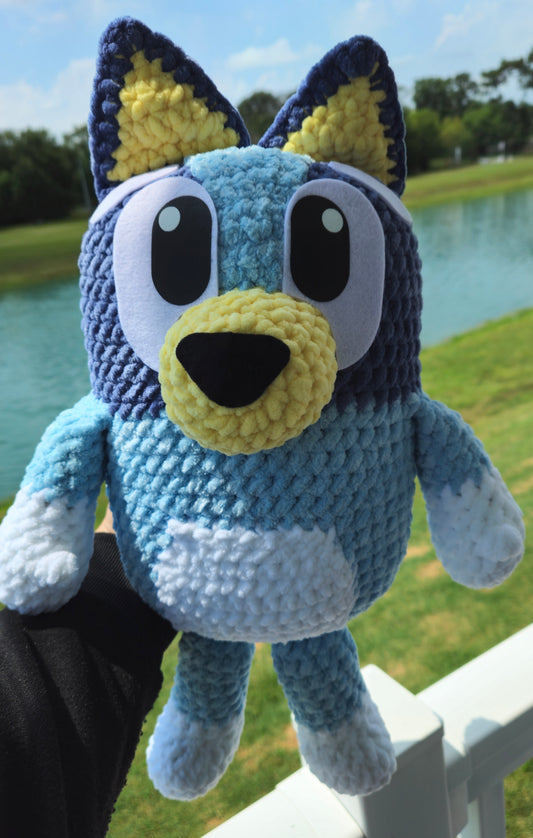 Crochet Blu-ey Heeler Dog